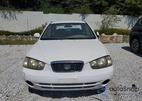 2003 Hyundai Elantra Gls из США, поврежденный, VIN KMHDN45D23U471775